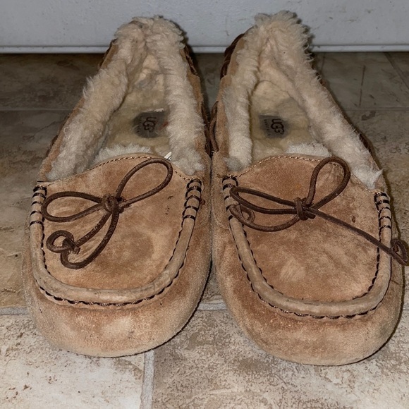 Mens Ugg Chestnut Olsen Suede Loafer Slipper - Picture 1 of 6